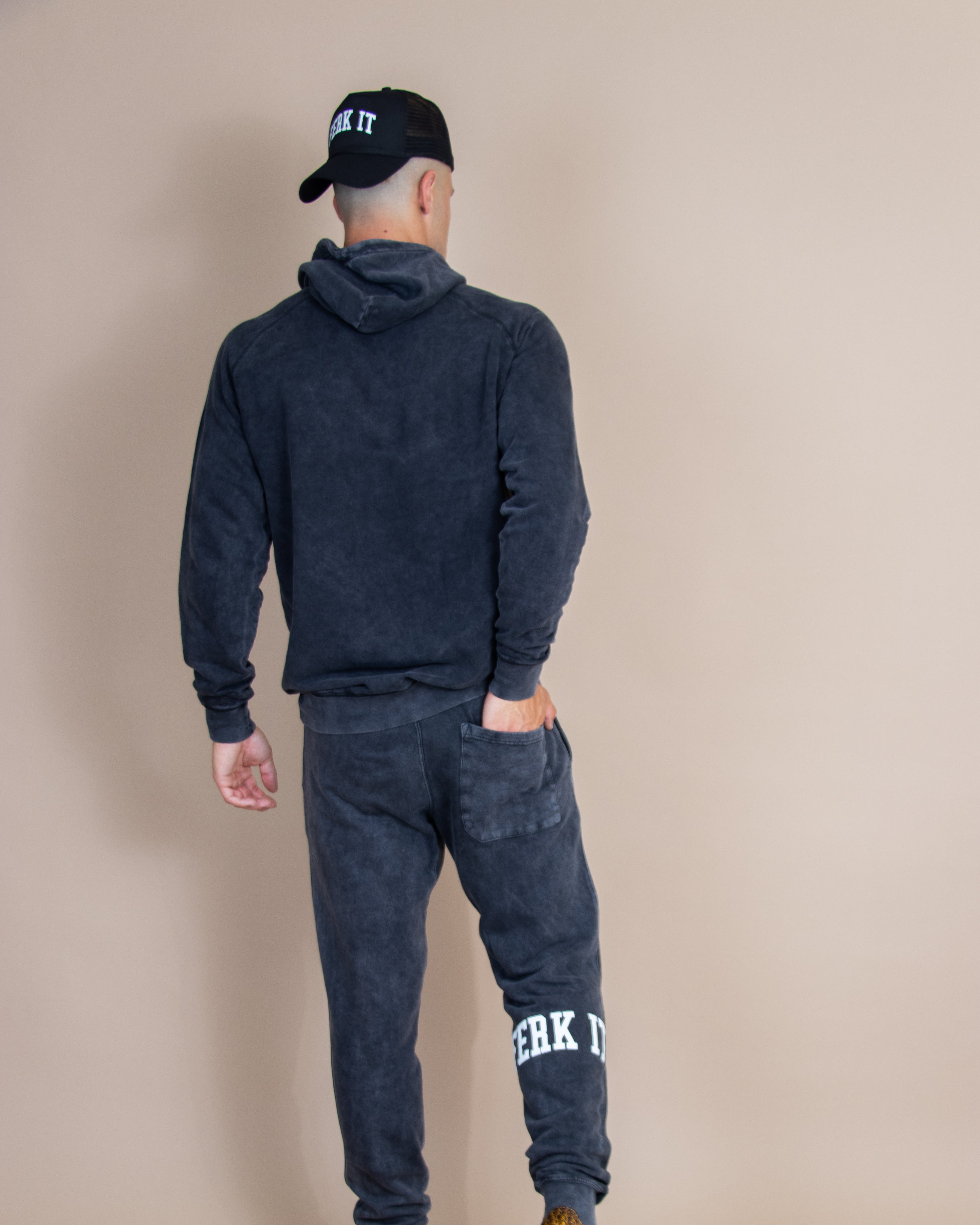 FERK IT VINTAGE GRAY WASHED Hoodie